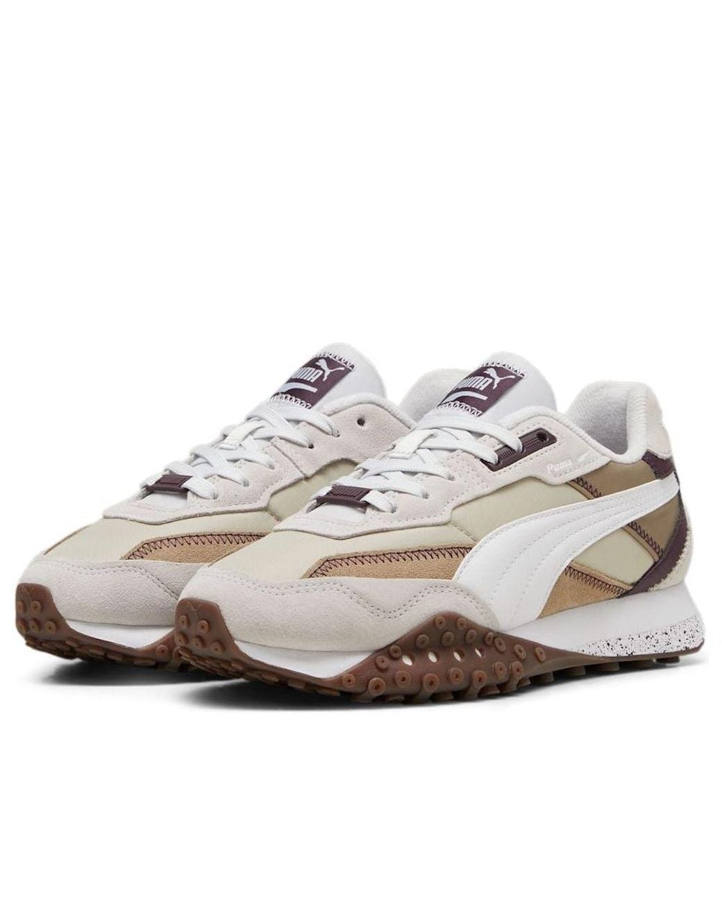 PUMA White Blktop Rider for men