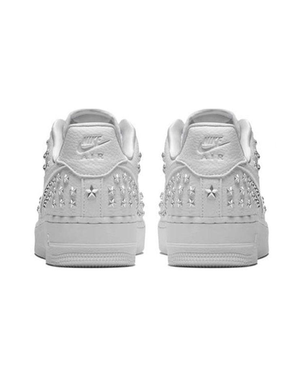 Nike White (Wmns) Air Force 1 Low 'Star-Studded'