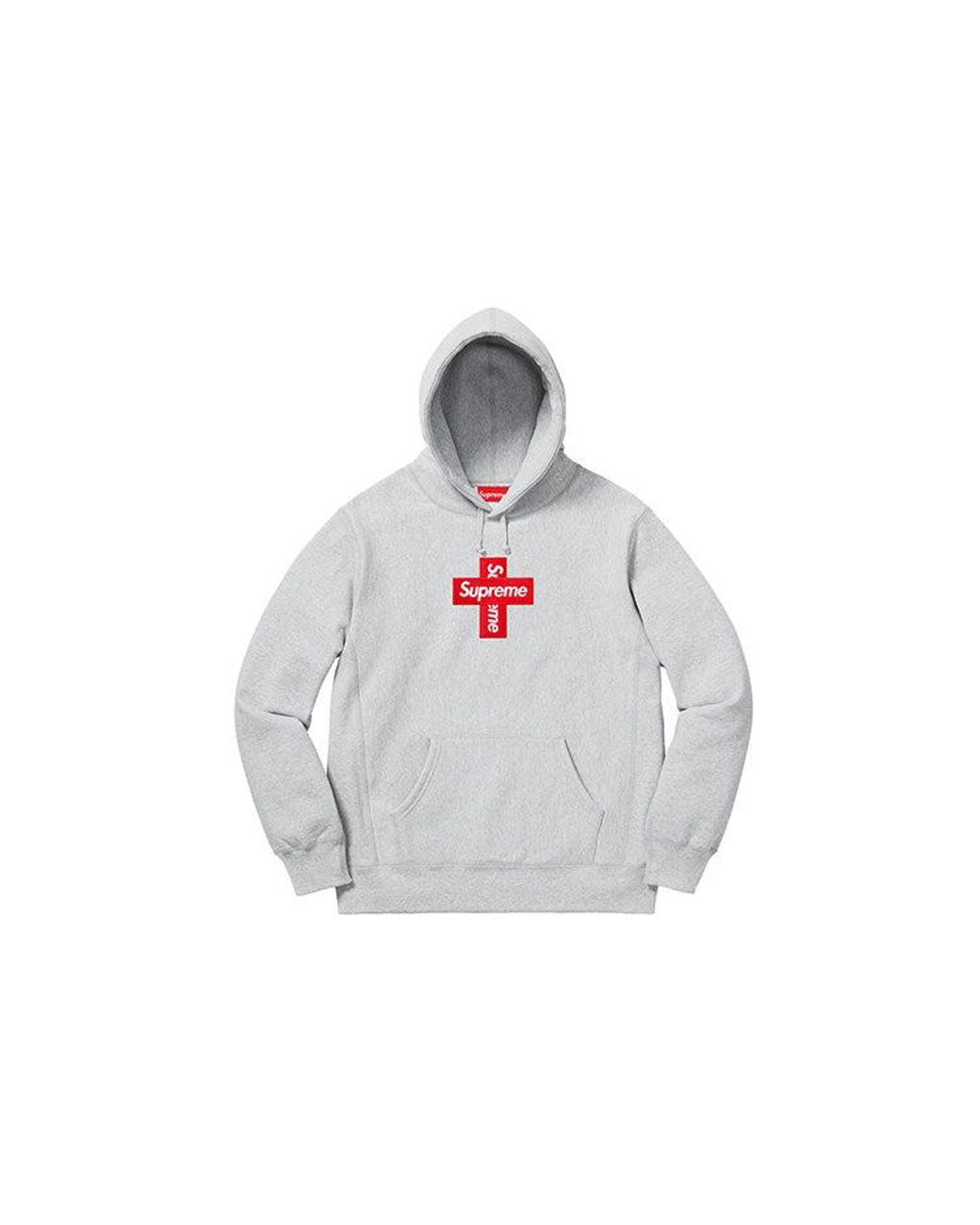 Cross box logo hooded sweatshirt supreme hotsell