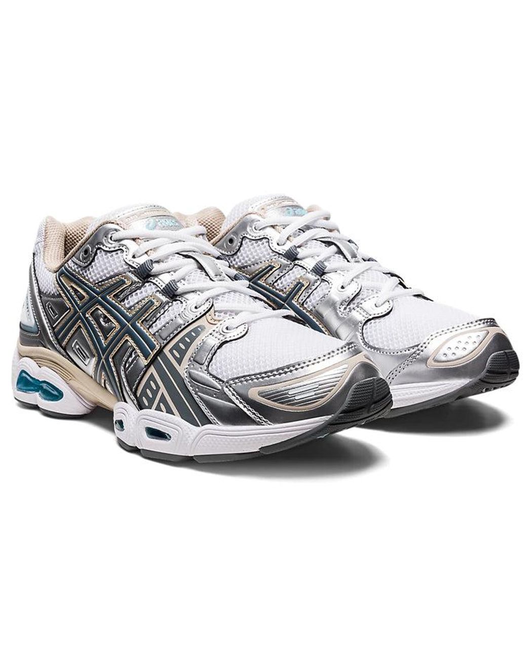 Asics Blue Gel-Nimbus 9 Steel' for men
