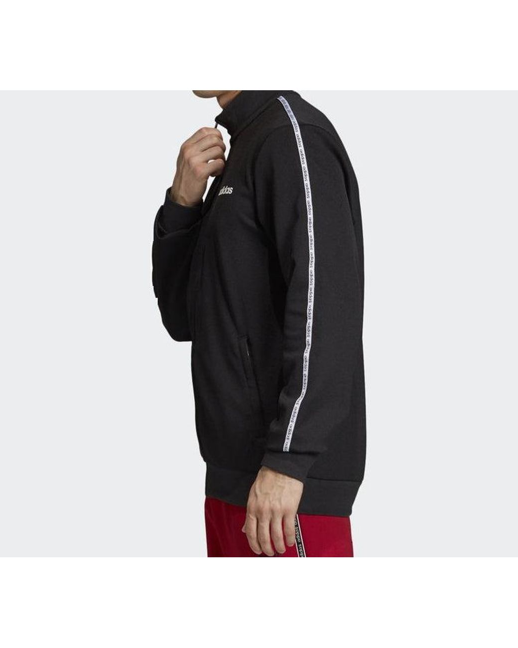 Adidas Black C90 Track Top Jacket for men