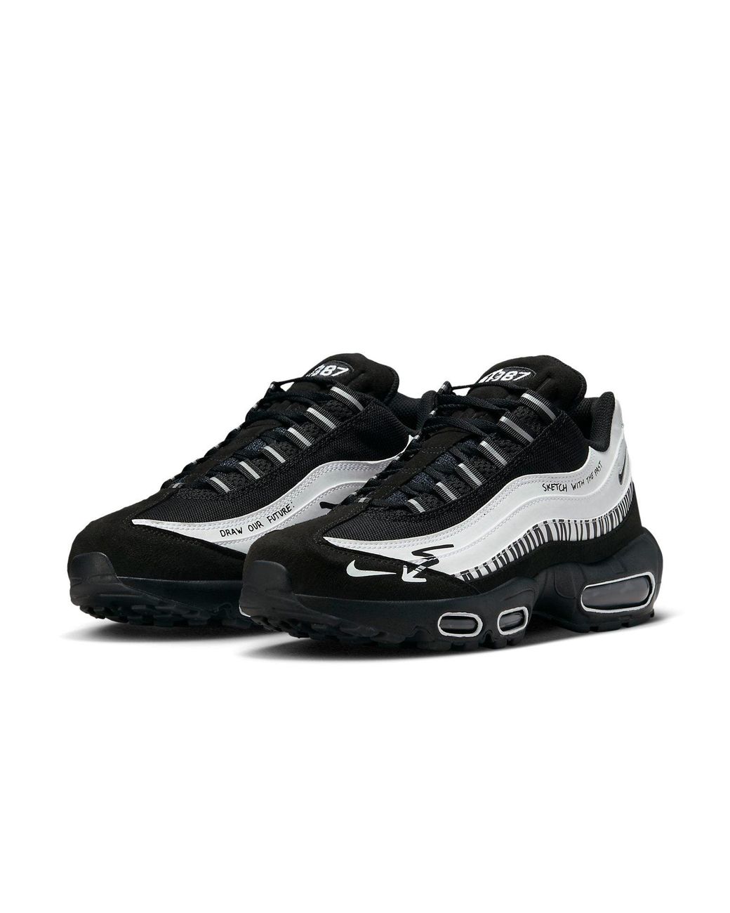 Nike Black Air Max 95 Sp 'Sketch' for men