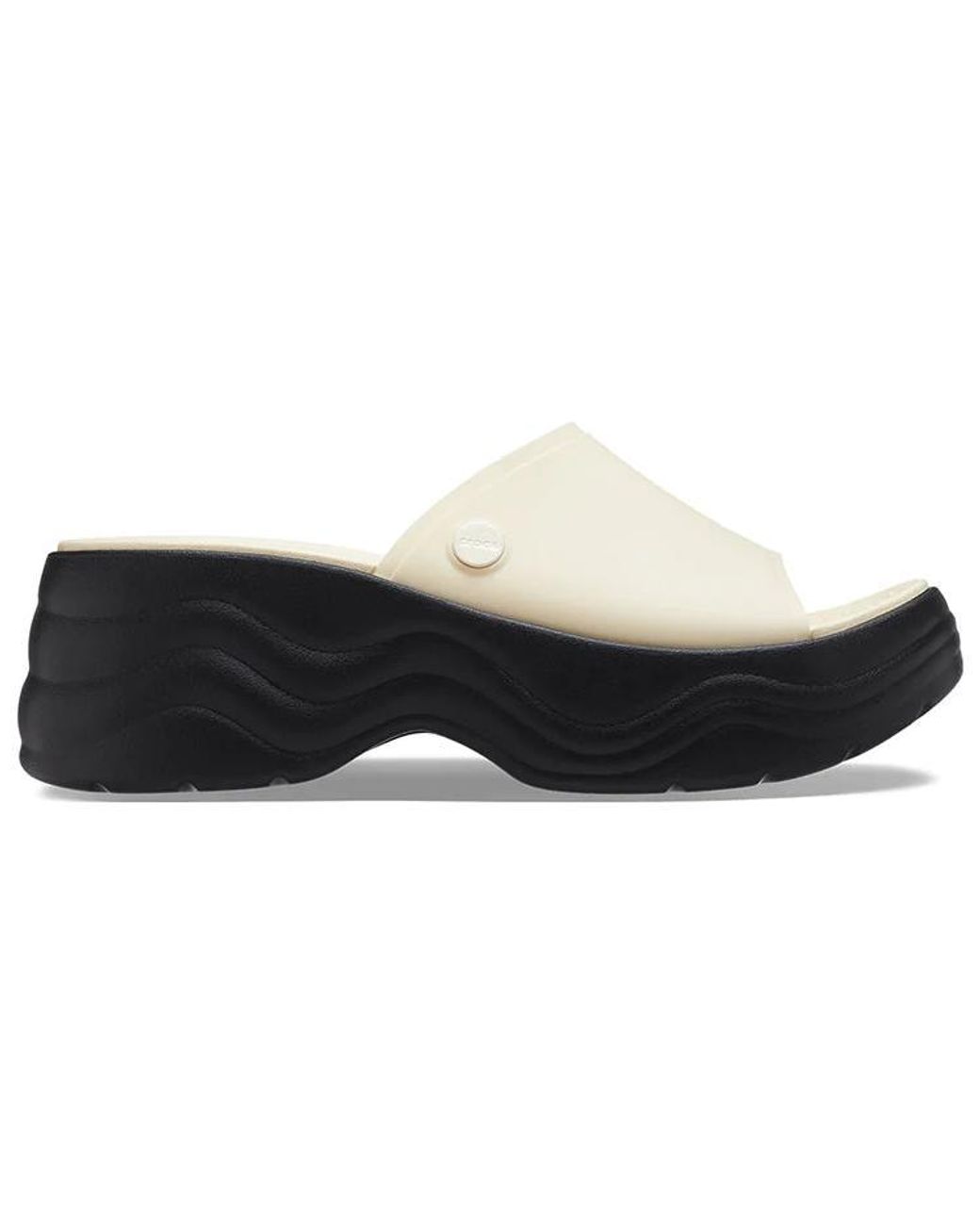 CROCSTM Black (Wmns) Skyline Slides 'Vanilla'