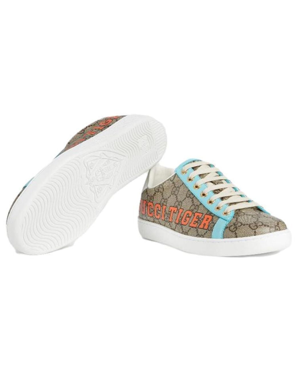Gucci Natural (Wmns) Ace Gg Supreme Tiger Print'