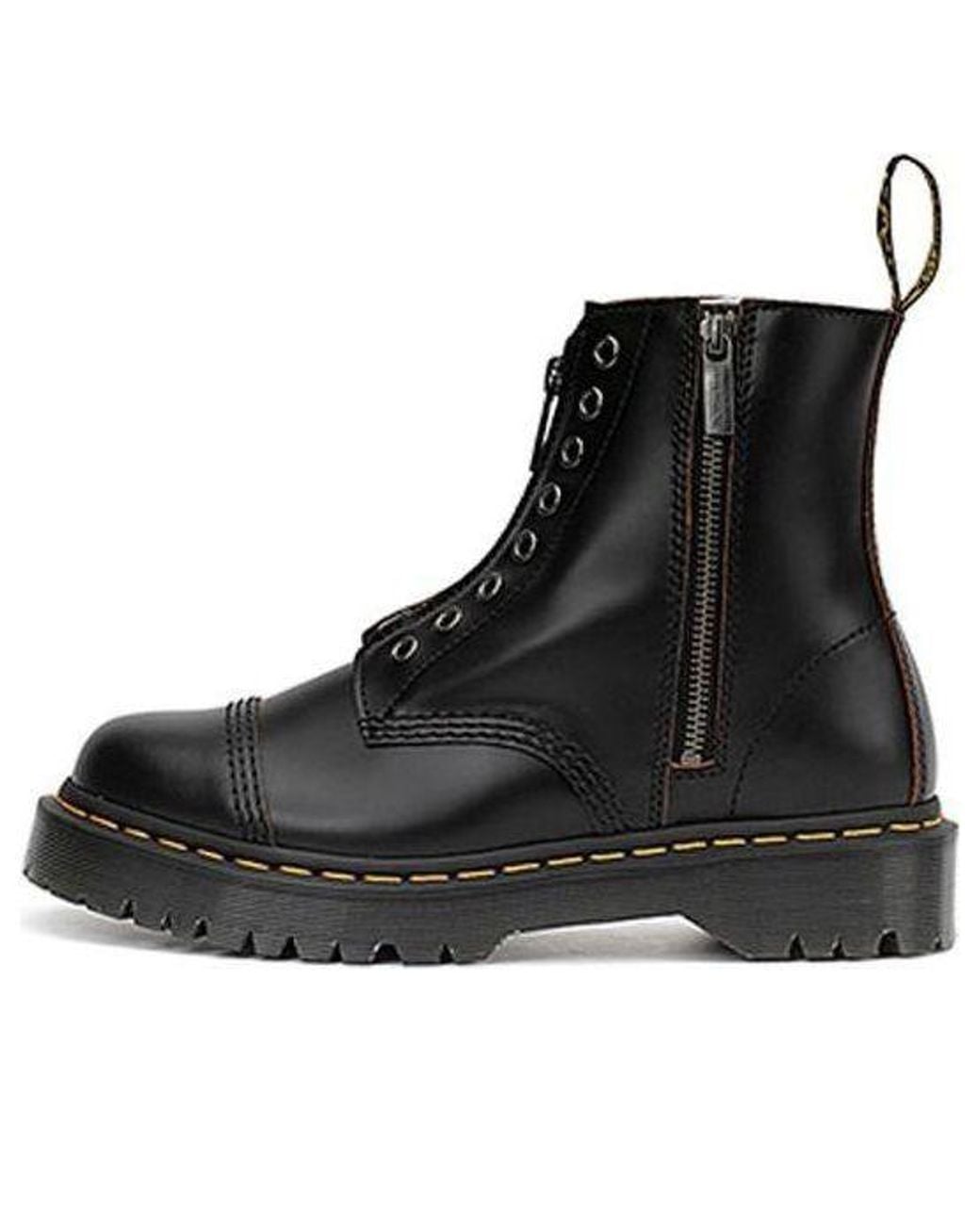 Dr. Martens 1460 Bex Side Zipper 8 Martin Boots in Black | Lyst