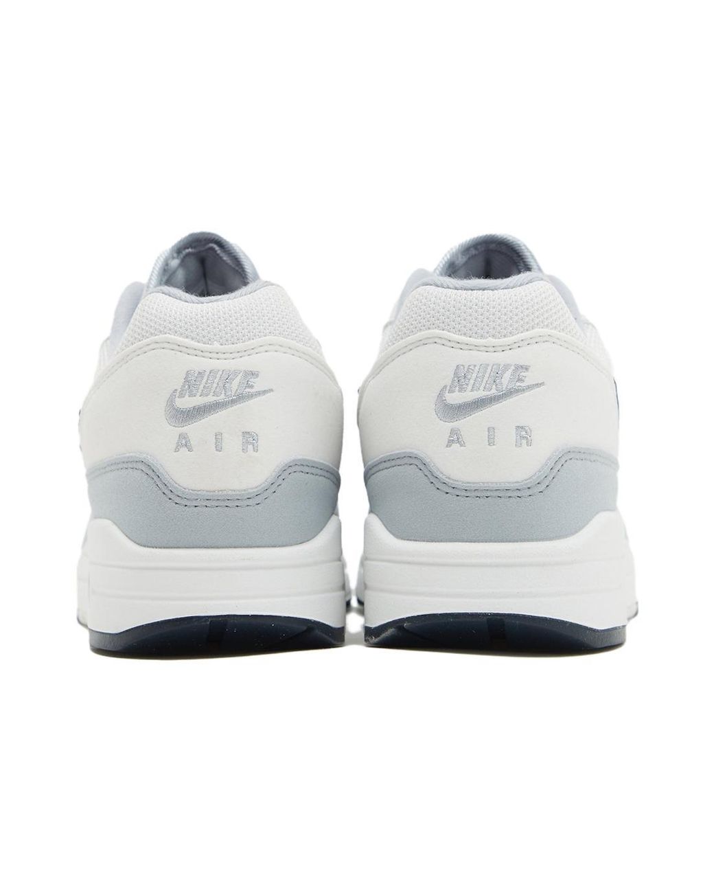 Nike White Air Max 1 'Pure Platinum Dark Obsidian' for men