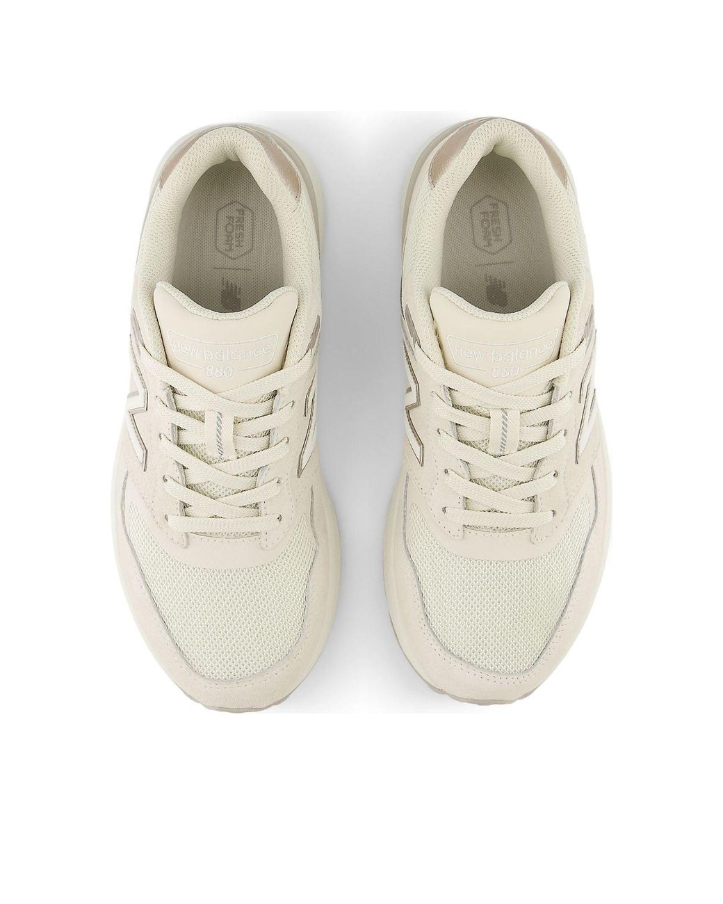 New Balance White Fresh Foam Walking 880 V6 'Linen'