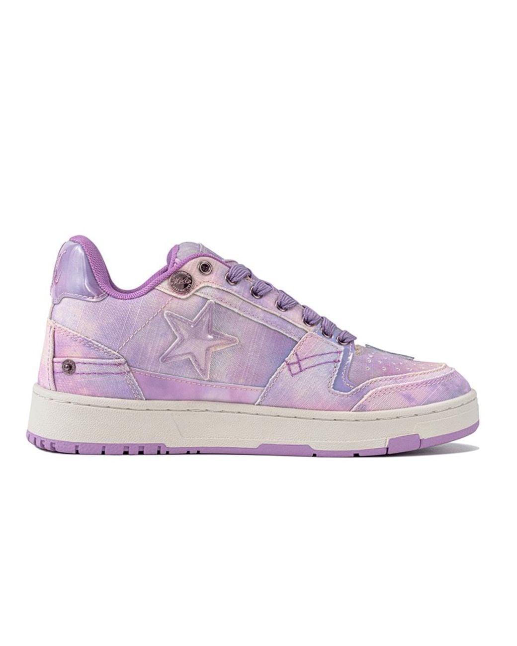 KAALIXTO Purple Skateboarding Mid 'Bandhnu Starry' for men