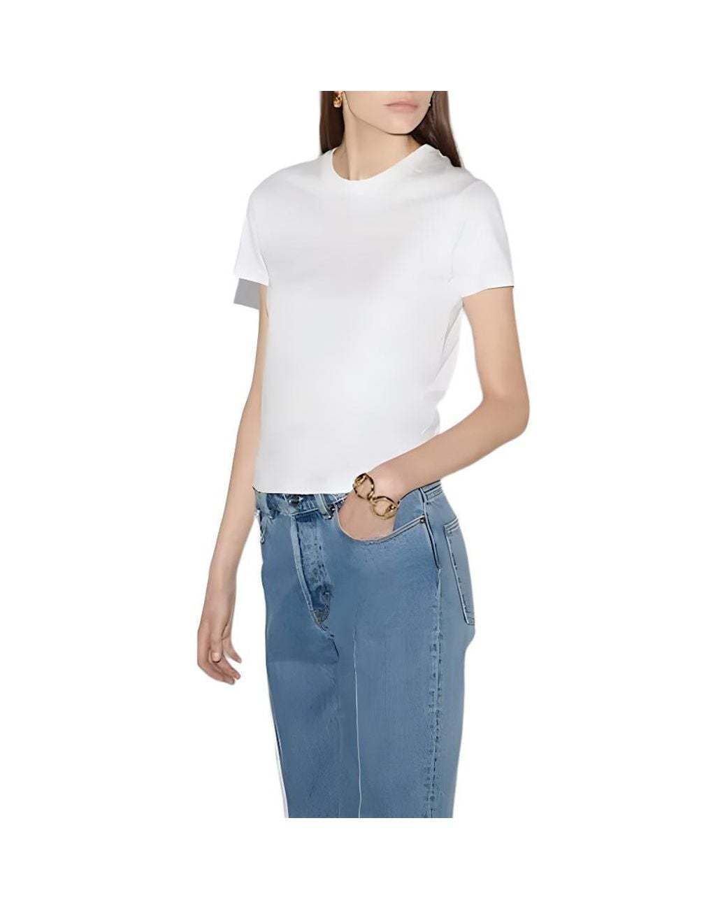 Gucci White (Wmns) Cotton Jersey T-Shirt