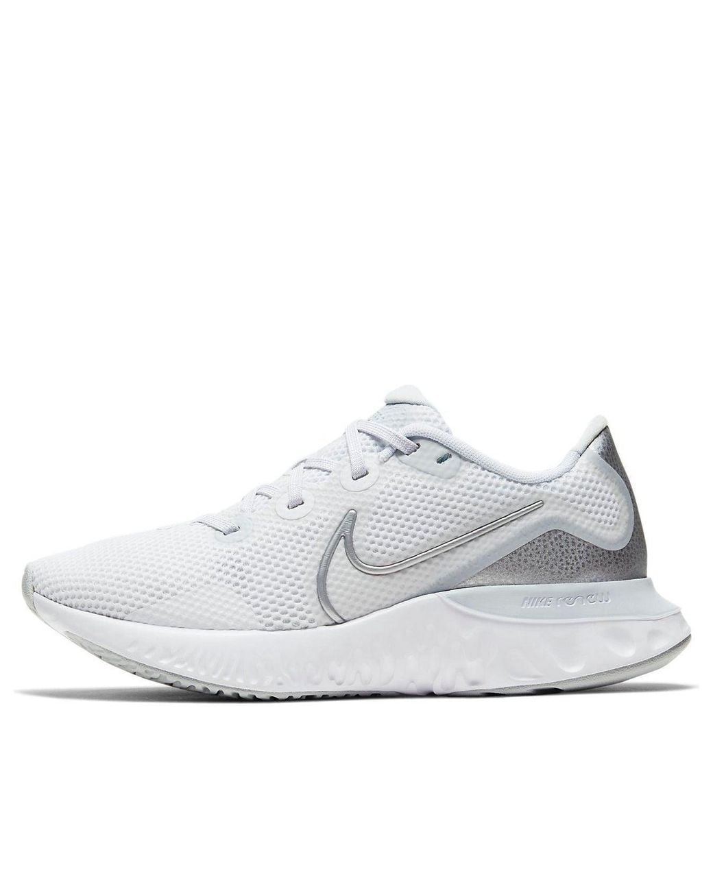 Nike White (Wmns) Renew Run Metallic'