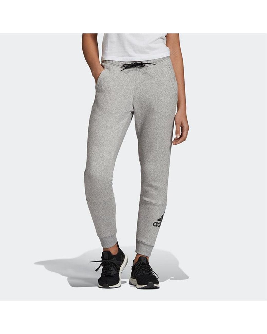 Adidas Gray (Wmns) Sportswear Badge Of Sport Sweat Pants