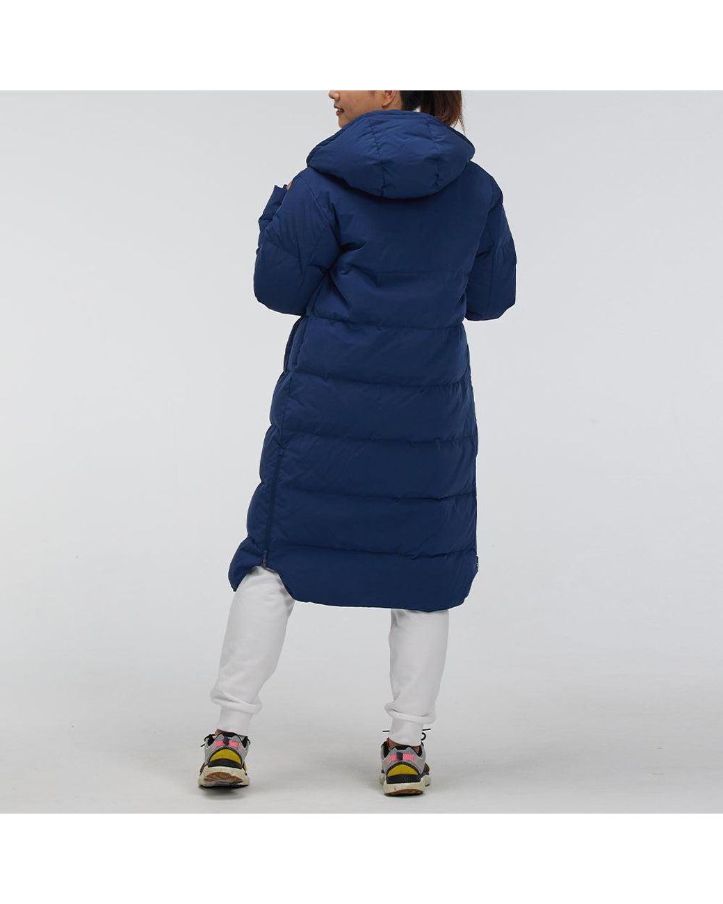 Under Armour Blue Long Puffer Jacket 'College' for men