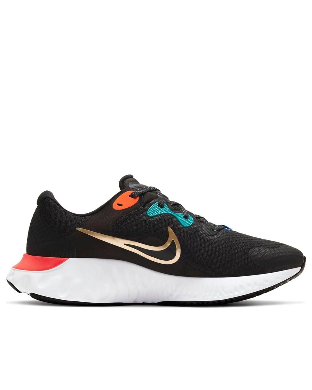 Nike Black Renew Run 2 Bright Crimson' for men
