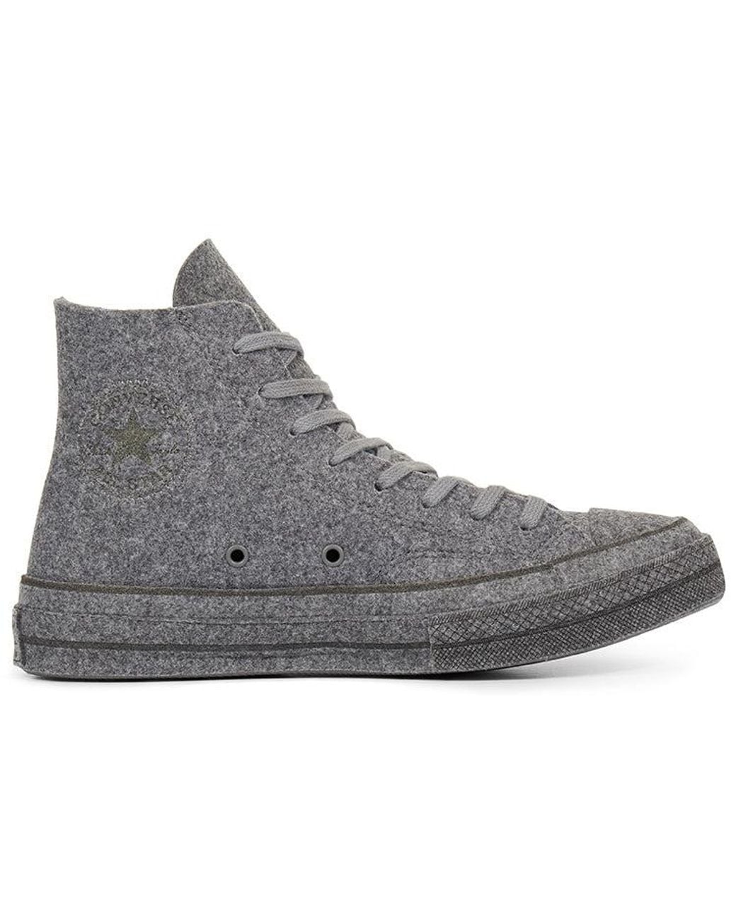 Converse Gray J.W. Anderson X Chuck 70 Hi Top 'Felt' for men