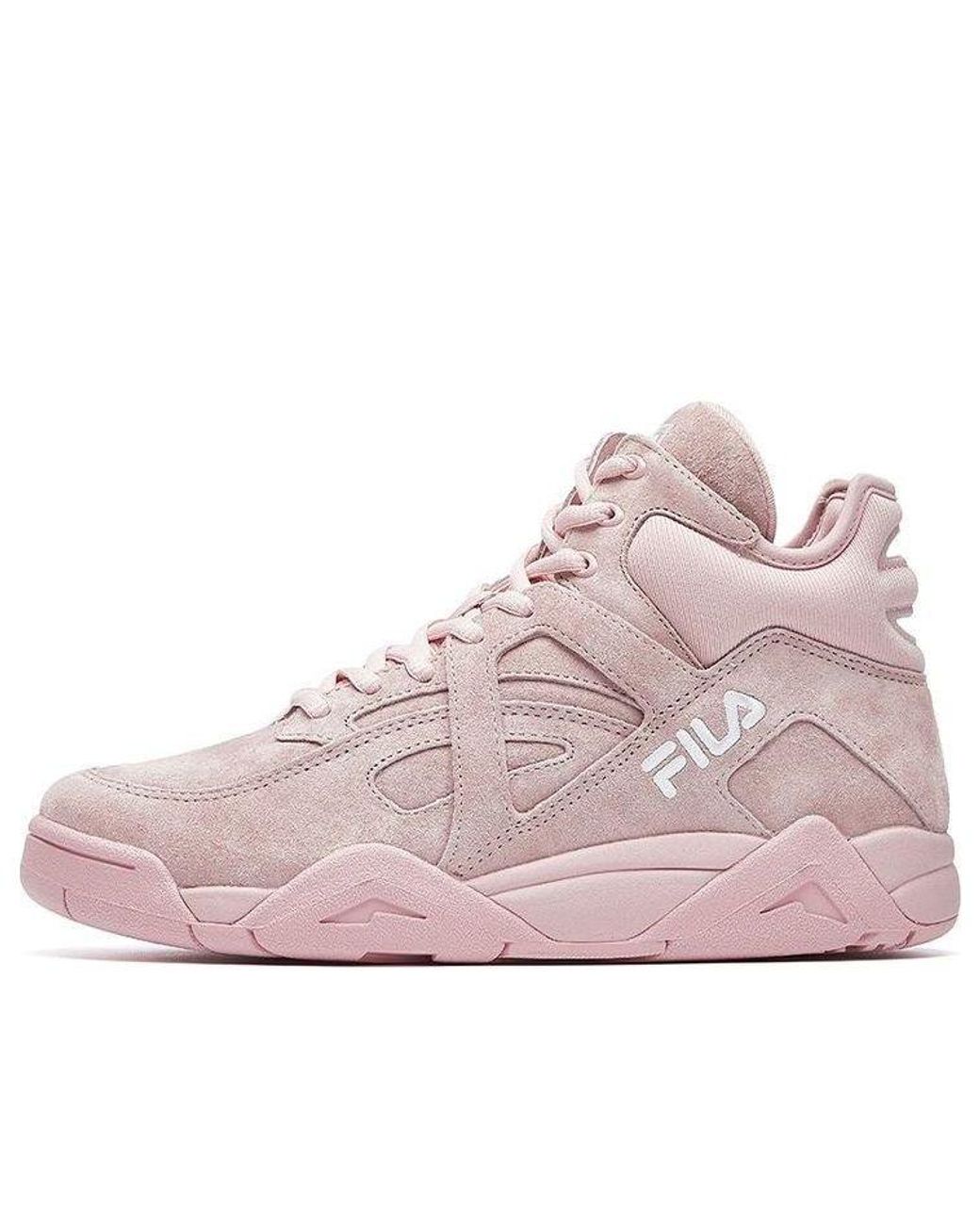 Fila Pink (Wmns) Cage Retro Basketball Shoes