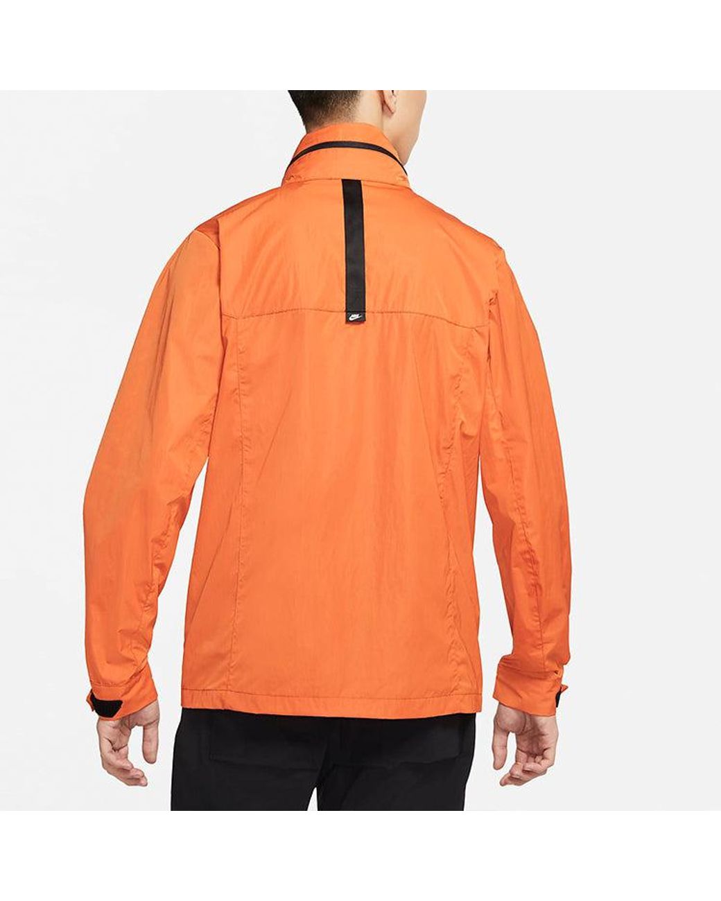Nike Orange Premium Essentials M65 Unlined Logo Jacket for men