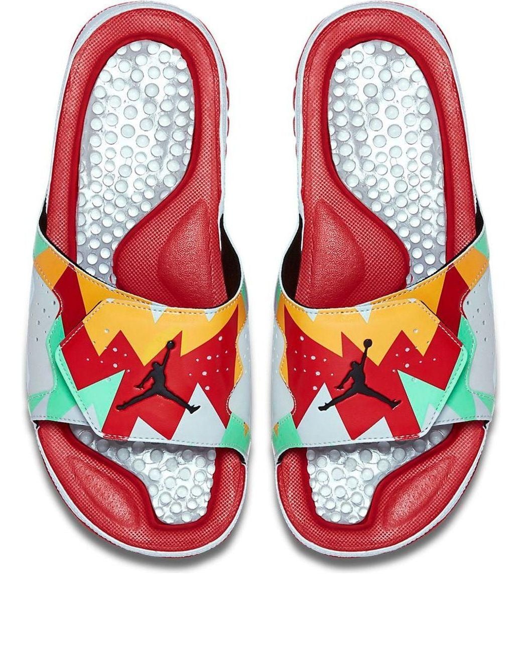 Nike Red Hydro 7 Retro Soft Sole Cozy Sports Slippers for men