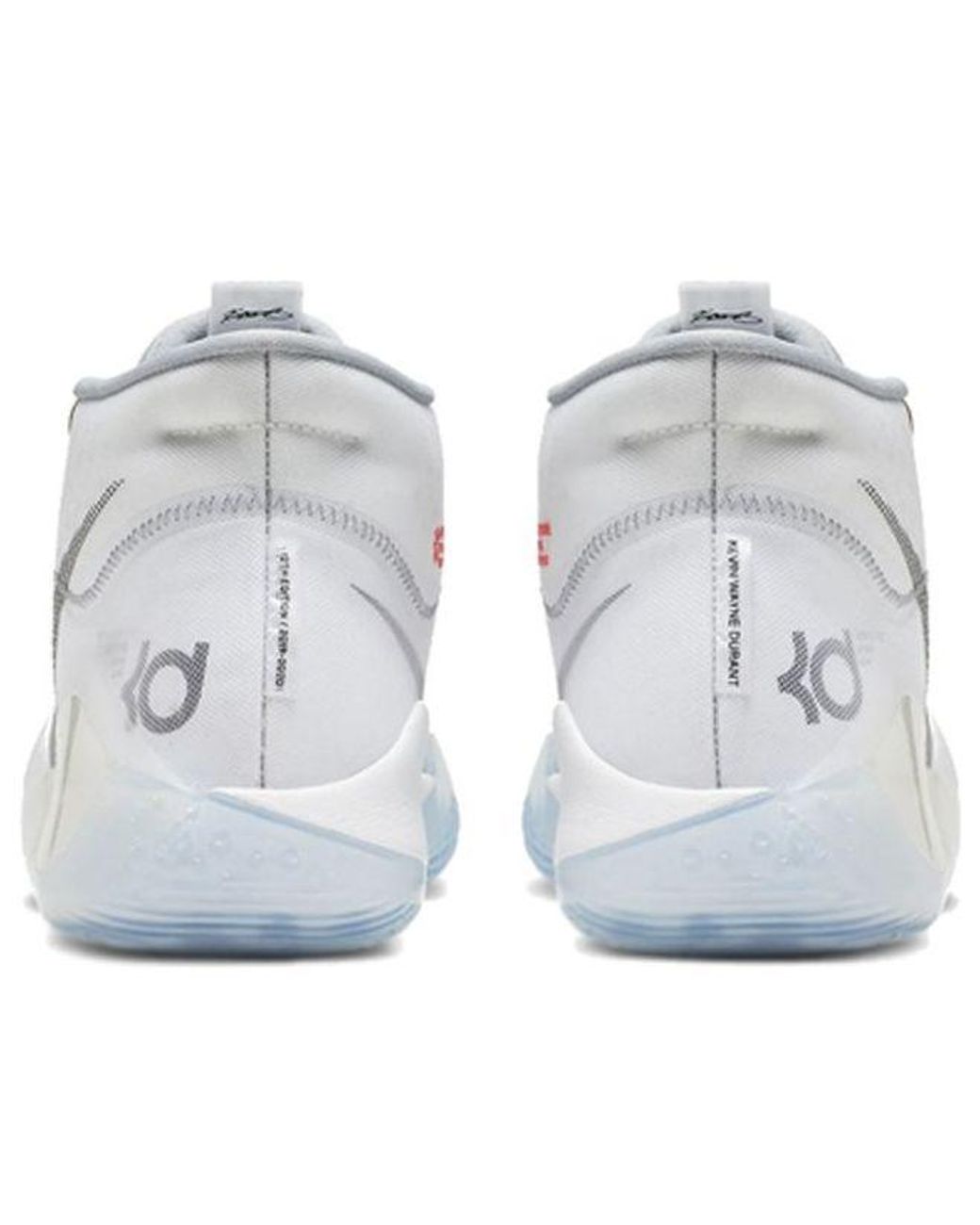 Nike White Zoom Kd 12 'Wolf' for men