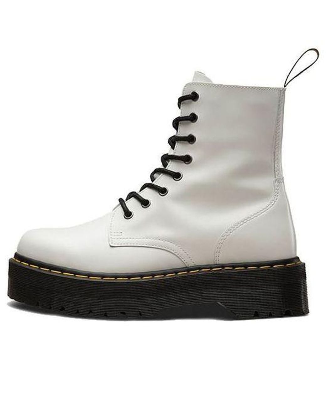Dr. Martens Black Jadon Smooth Leather Platform Boot