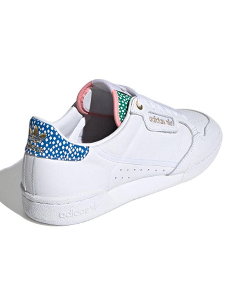 Adidas White (Wmns) Continental 80 Metallic'