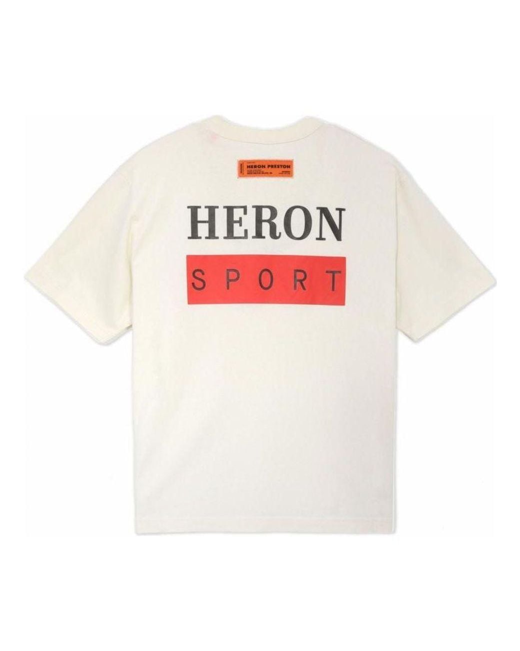 Heron Preston White Ss23 Bonded T-Shirt for men