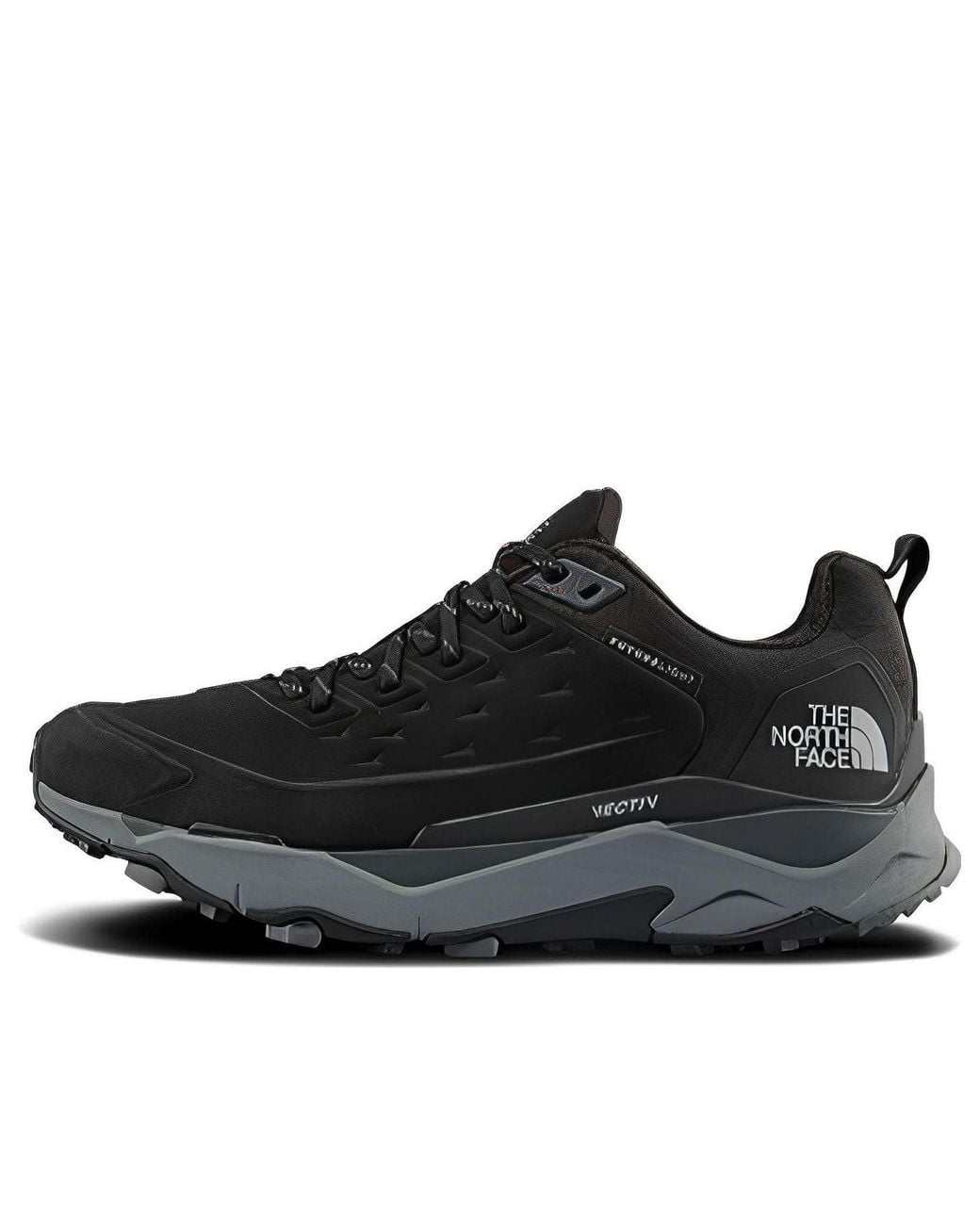 The North Face Black Vectiv Exploris Futurelight Hiking Shoes 'Tnf' for men