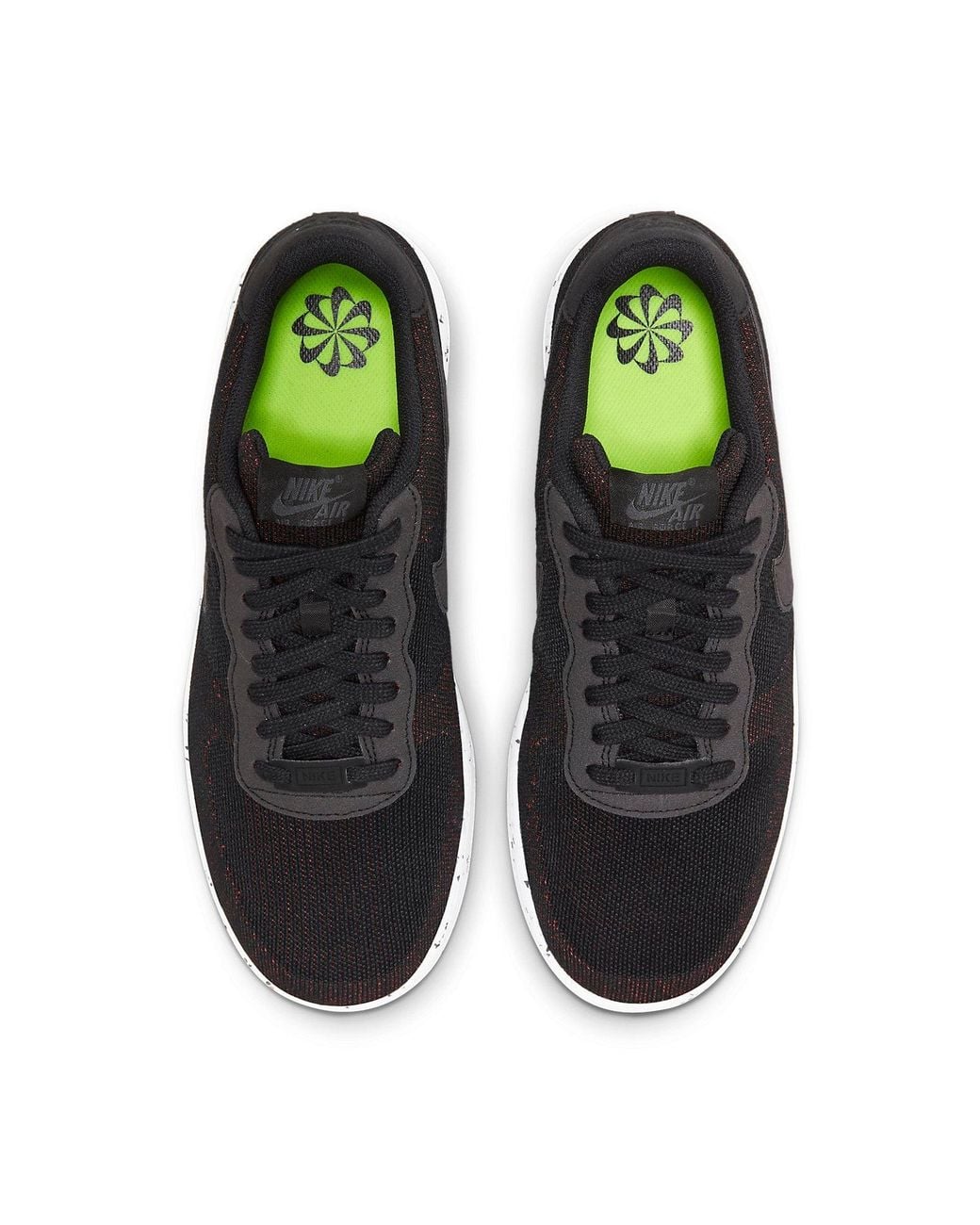 Nike Black Air Force 1 Crater Flyknit for men