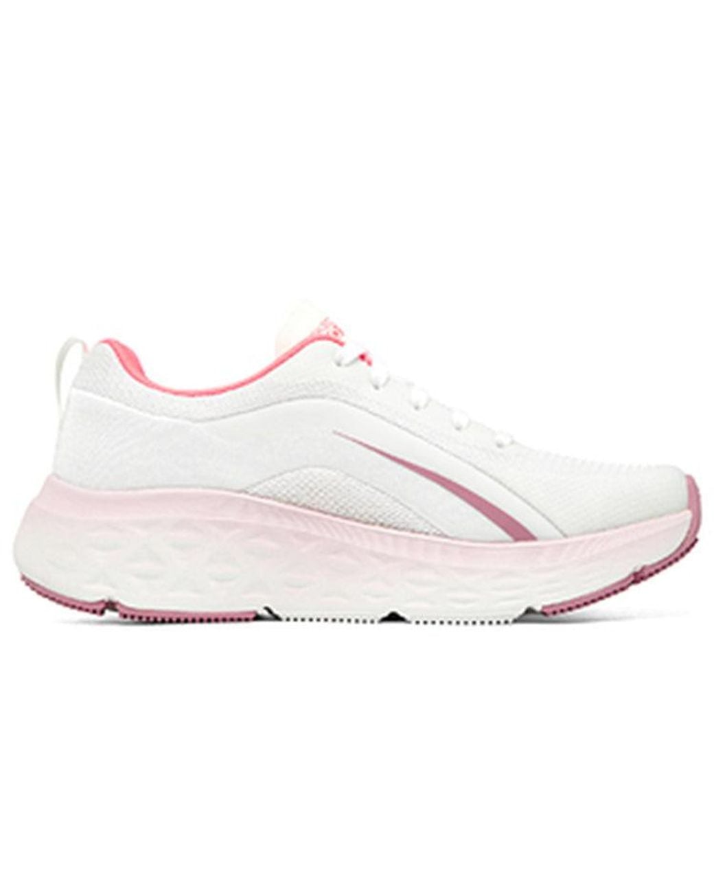 Skechers White (Wmns) Max Cushioning Delta Coral'