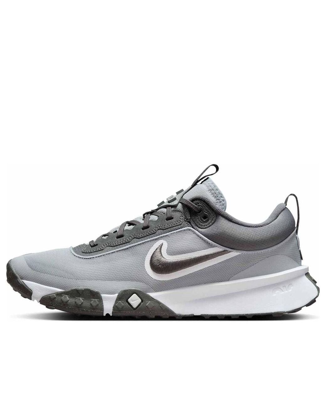 Nike Gray Air Diamond Varsity Turf Baseball Shoes for men