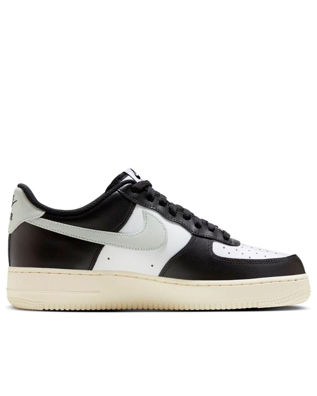 black white air force ones