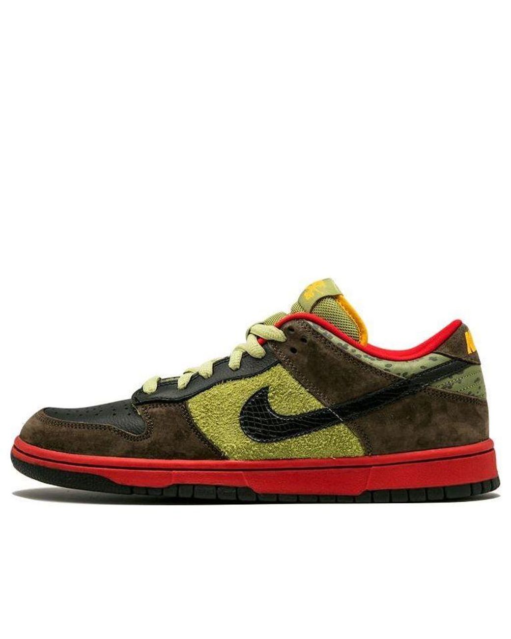 Nike Red Sb Dunk Low Premium 'Asparagus' for men