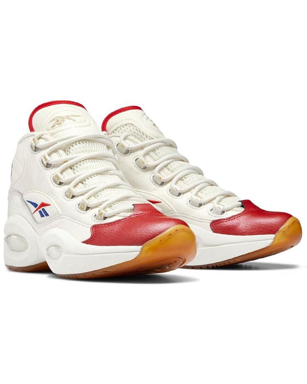 Reebok Question Mid Draft Night Red/white for men