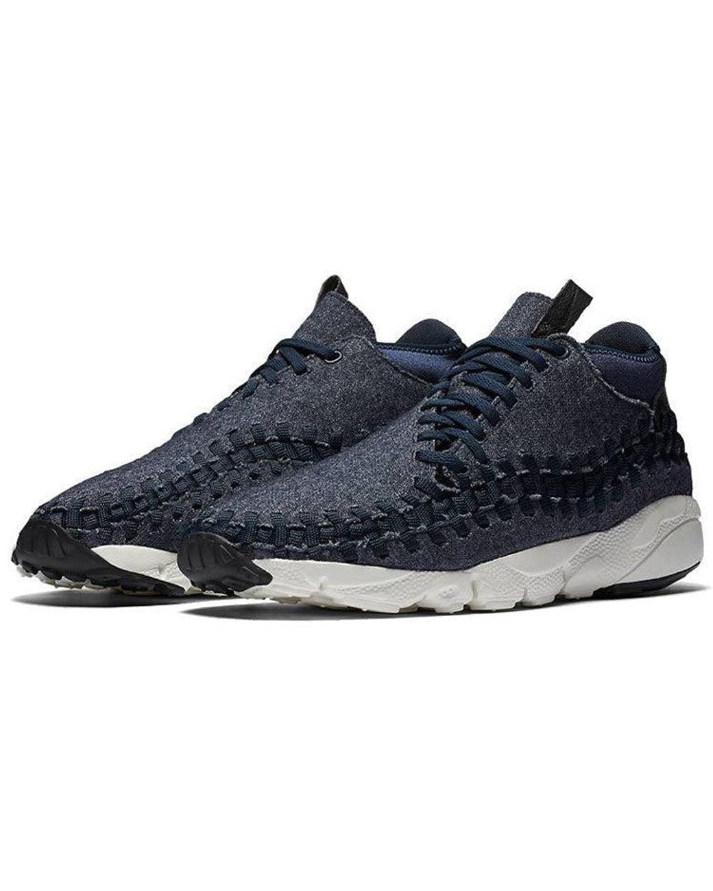 Nike Blue Air Footscape Woven Chukka Se 'Denim' for men