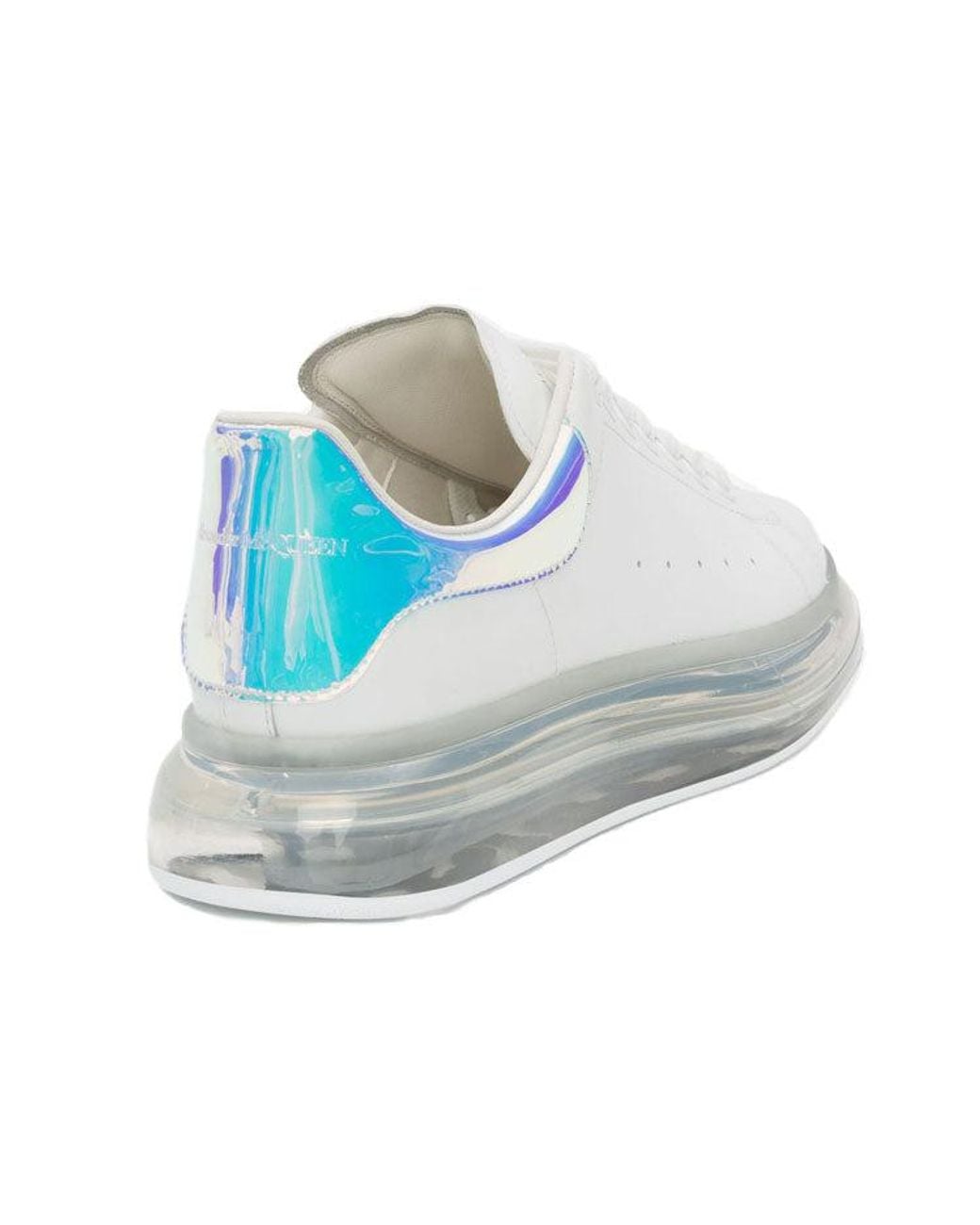 McQueen White (Wmns) Oversized Sneaker 'Clear Sole 611699Whxm89035