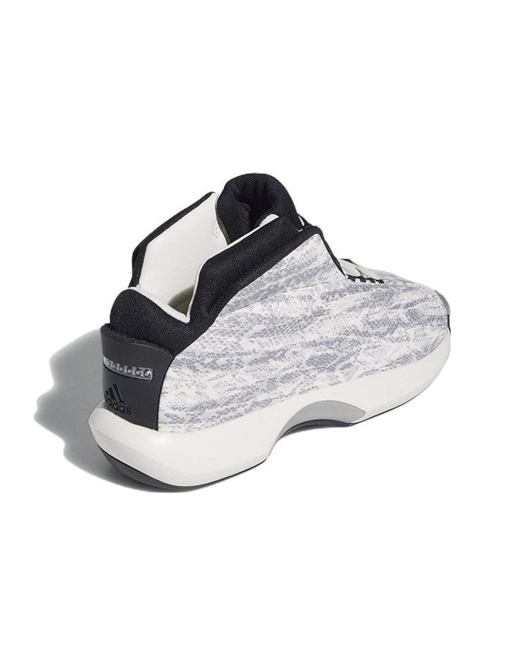 Adidas White Crazy 1 Snakeskin Shoes 'Off' for men