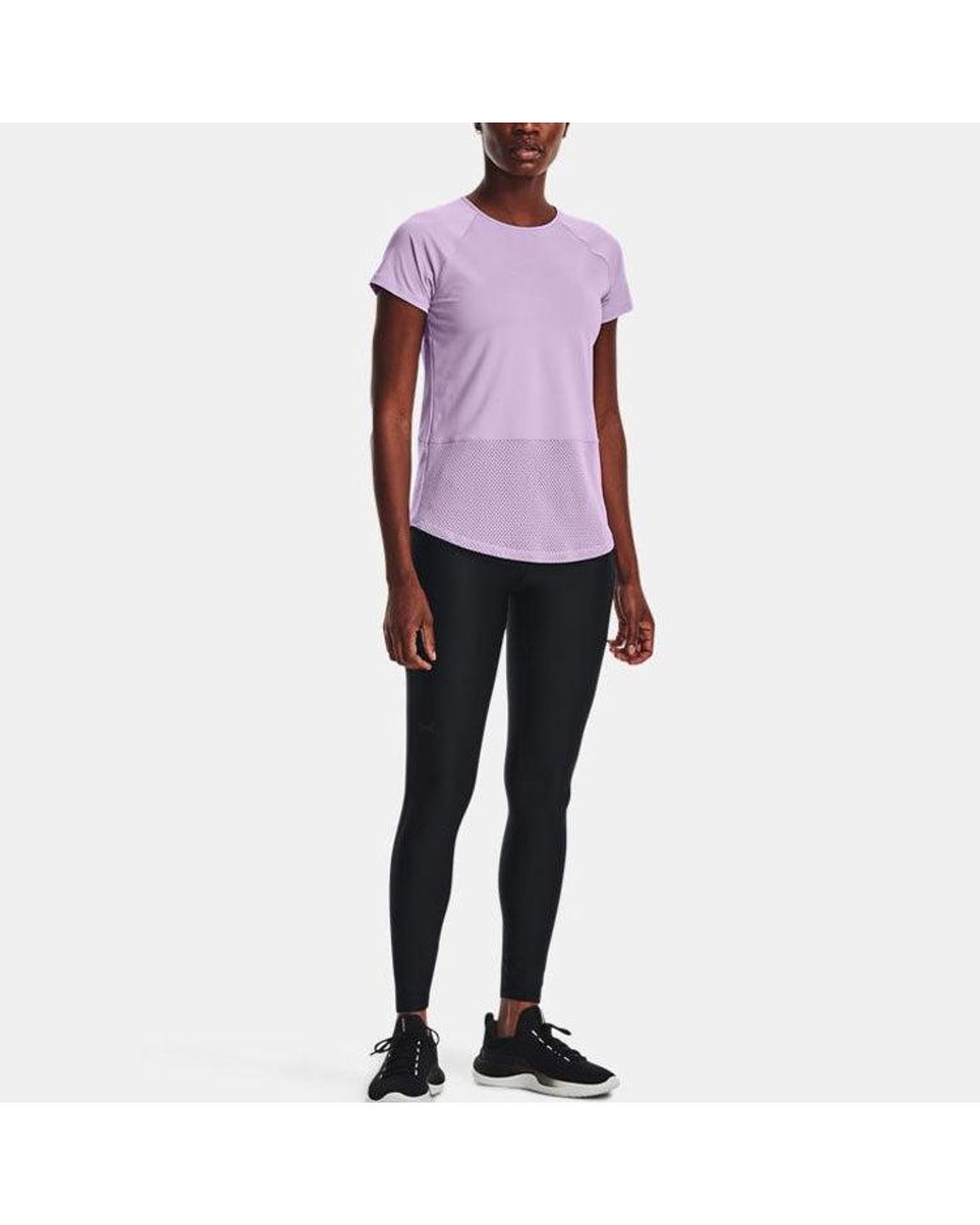 Under Armour Purple (Wmns) Breathelux Tee 'Light'