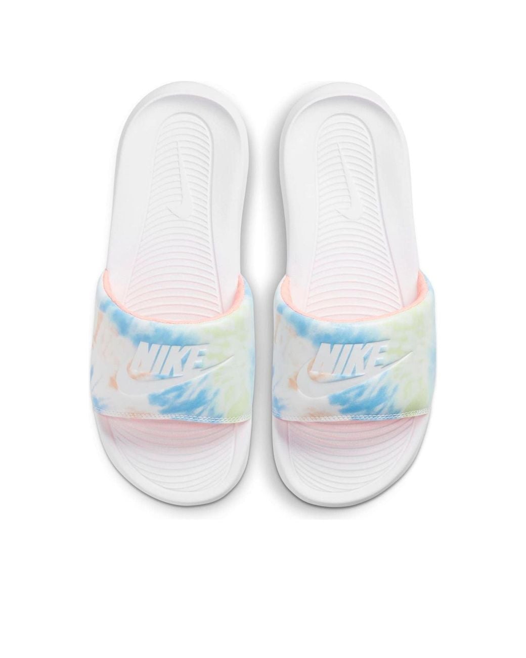 Nike Blue (Wmns) Victori One Printed Slide 'Tie-Dye'