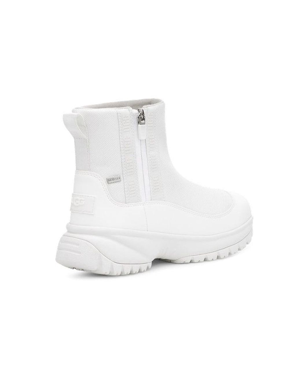Ugg White (Wmns) Yose Zip Fleece Lined Snow Boots