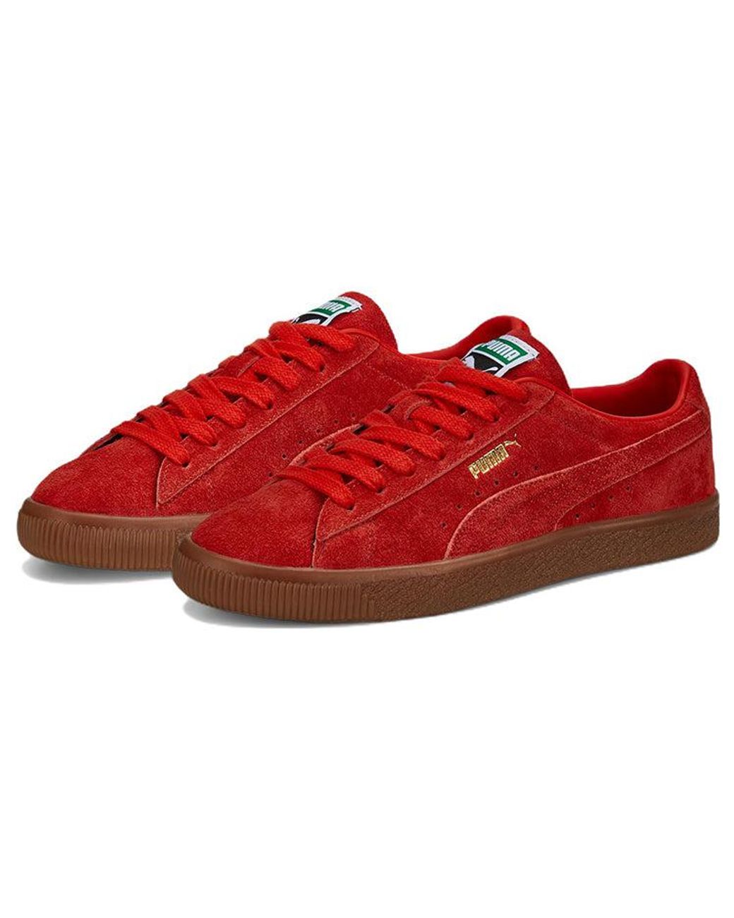 PUMA Red Suede Vtg 'Hairy Suede Gum' for men