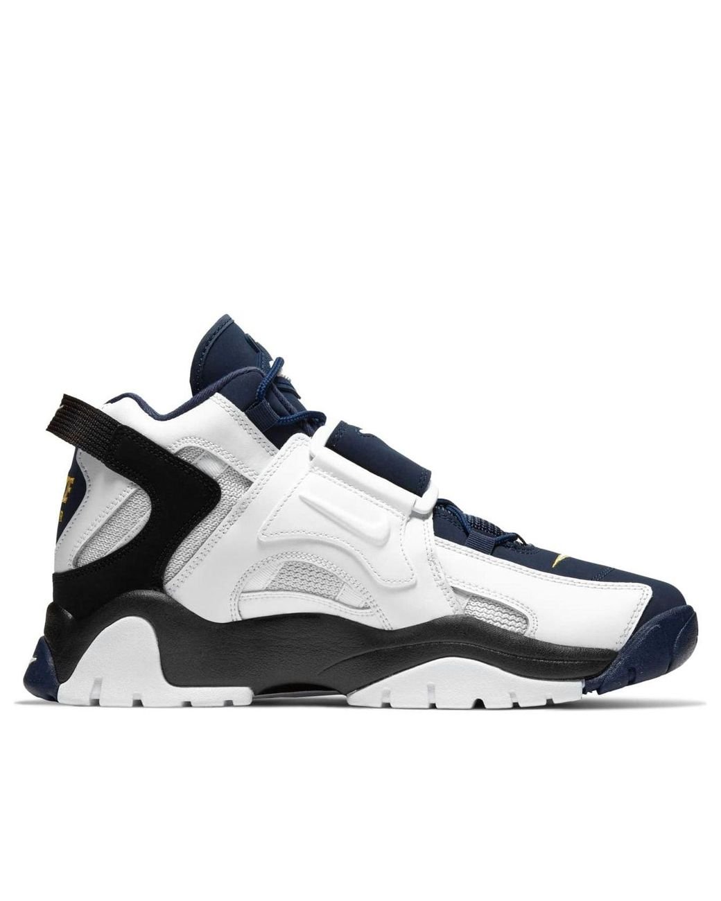 nike air barrage mid navy mens
