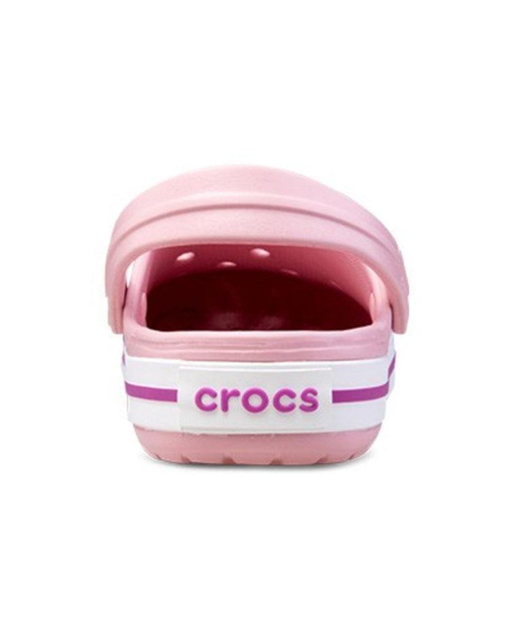 CROCSTM Pink Crocband Beach Sandals