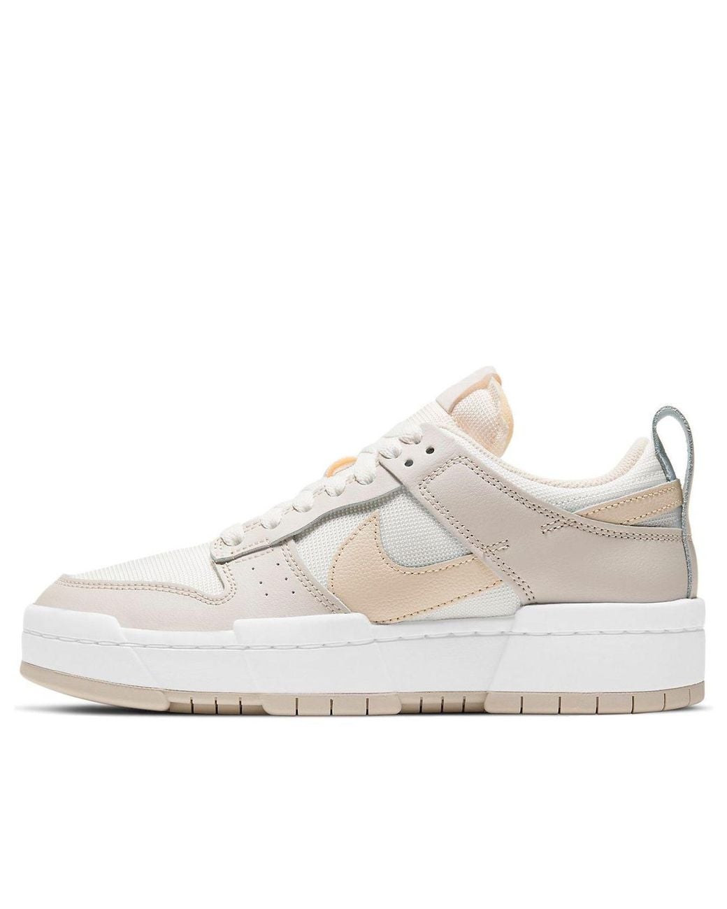 Nike White Dunk Low Disrupt