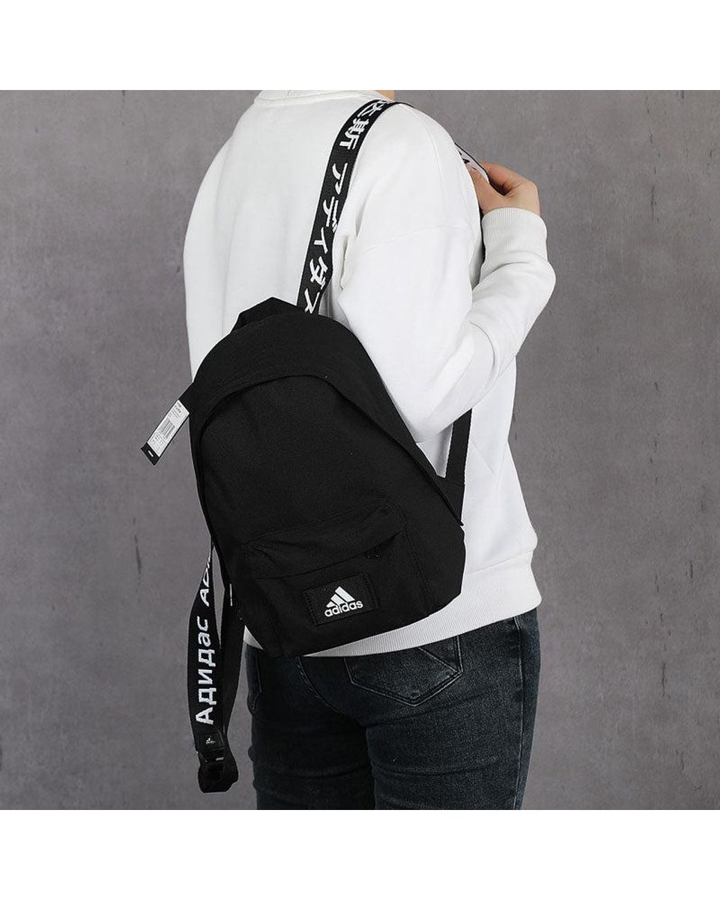 Adidas Blue Classic Sportswear Backpack for men