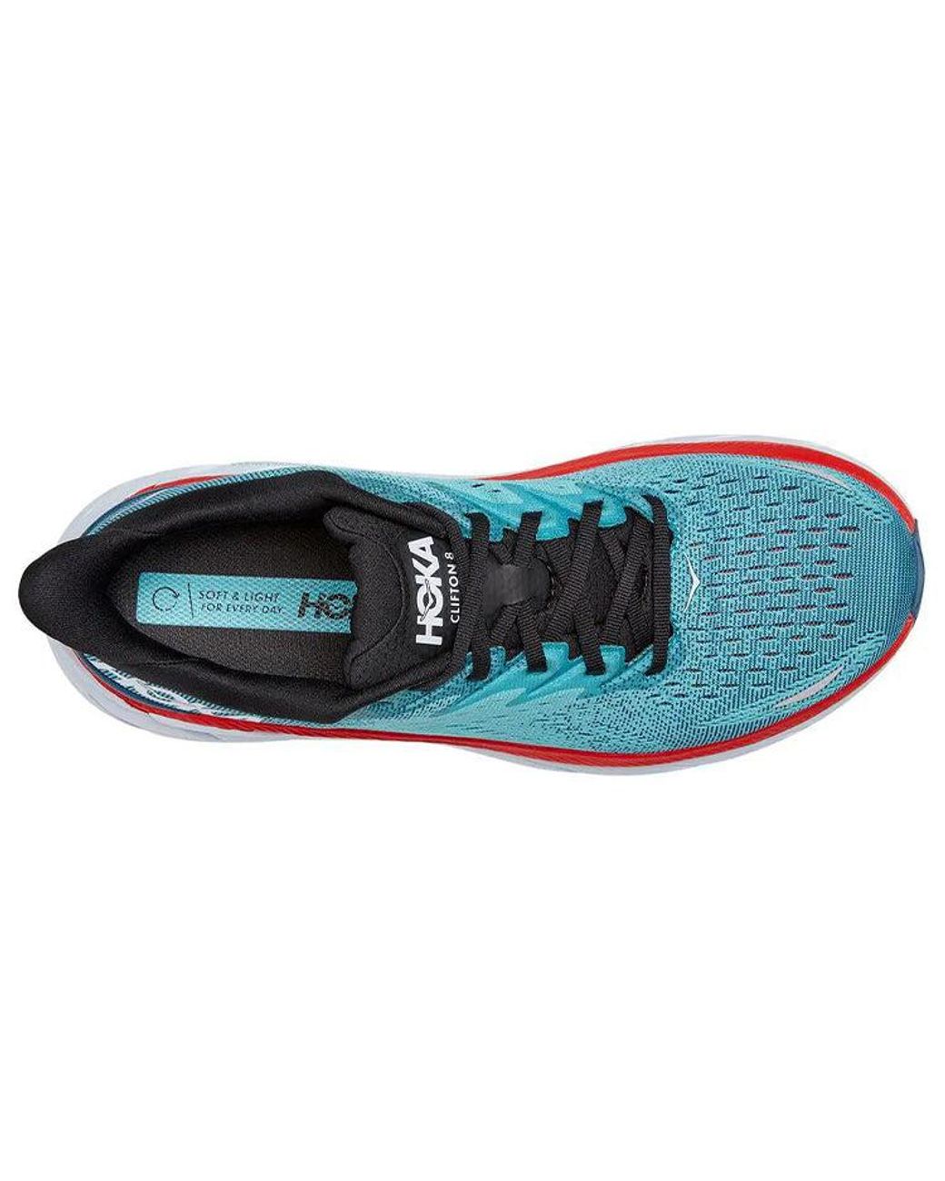 Hoka One One Blue Clifton 8 'Real' for men