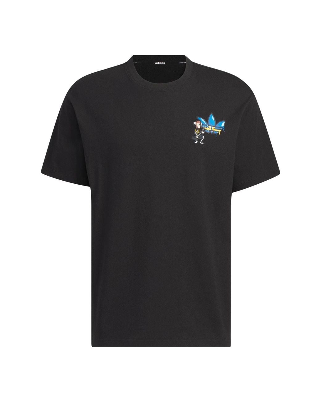 Adidas Black Originals X Monkey Kingdom Gfx T-Shirt for men