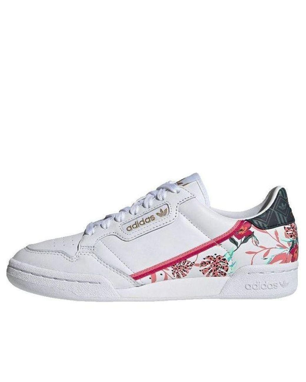 Adidas White (Wmns) X Her Studio London Continental 80 'Floral'