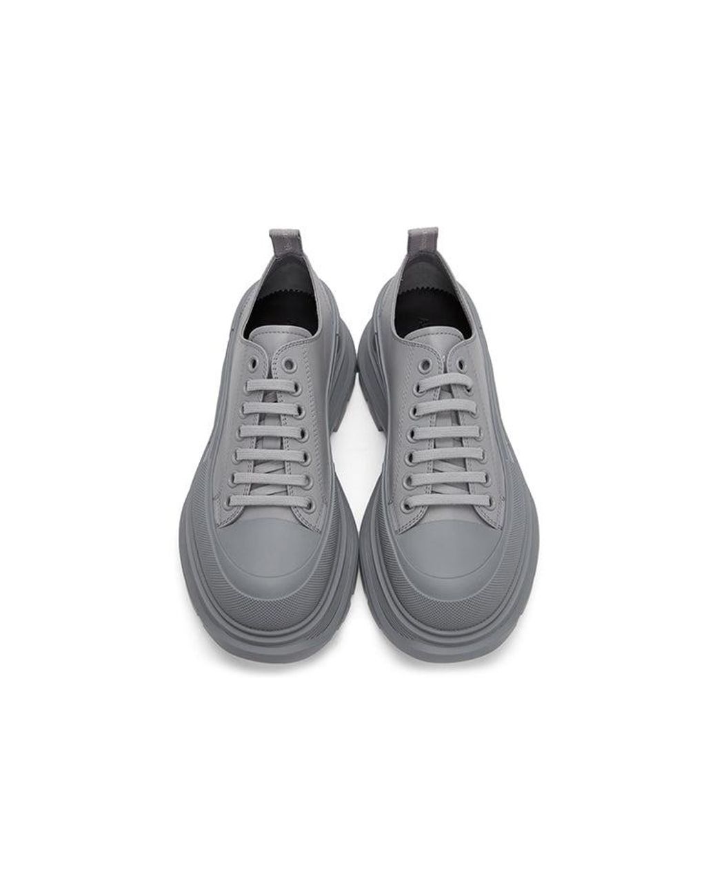McQueen Gray Tread Slick Low Top Sneaker for men