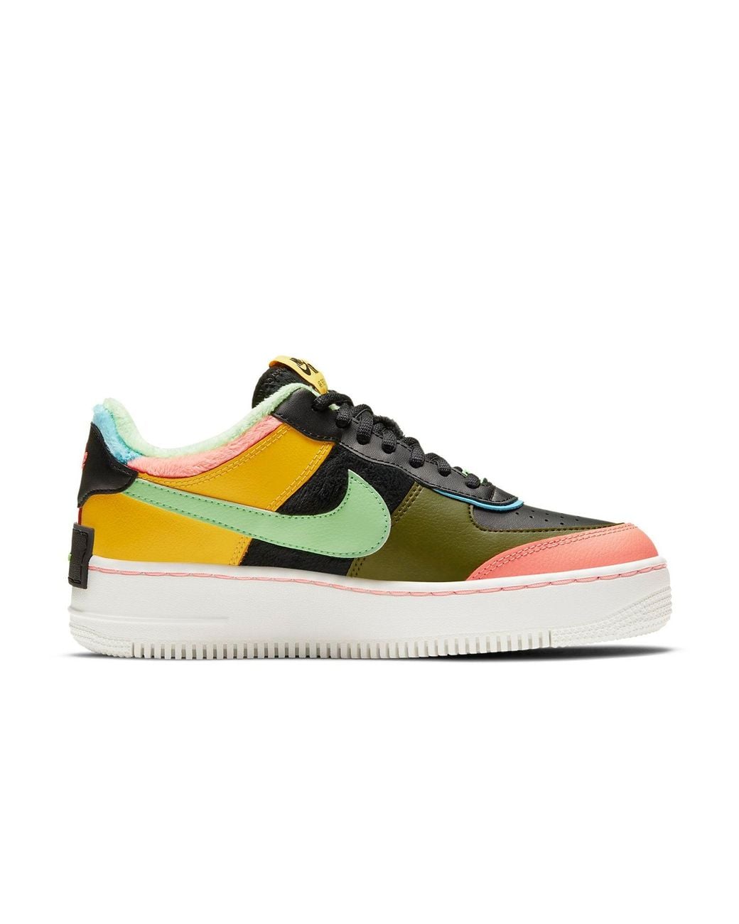 Nike Multicolor (Wmns) Air Force 1 Shadow Se 'Solar Flare Atomic'