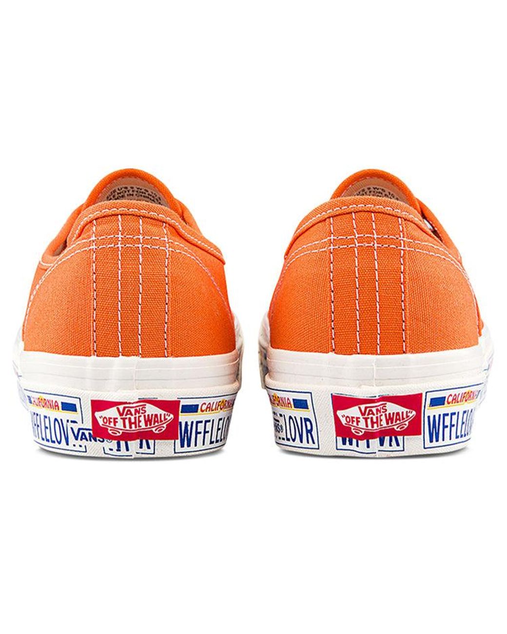 Vans Orange Anaheim Factory Authentic 44 Dx Low-Top Sneakers for men