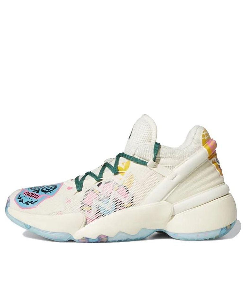 Adidas White D.O.N. Issue #2 'Day Of The Dead' for men
